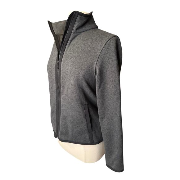 Lululemon Its Fleecing Cold Full Zip Fleece Jacket Women’s Size 8 Gray - Picture 4 of 11